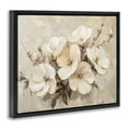 thumbnail image 4 of Stupell Industries Blooming White Anemones Plants & Flowers Painting Black Floater Framed Canvas Art Print Wall Art, 31 x 25, 4 of 10