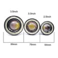 thumbnail image 3 of 2 Pcs Phares Ronds à Led pour Voiture avec Halo de Brouillard, 3 of 5
