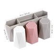 thumbnail image 4 of OUNONA 1 Set Wall Mount Gargle Cup Mug and Toothpaste Holder Toothbrush Rack Plastic Organizer for Bathroom, 4 of 9