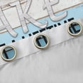 thumbnail image 4 of Homewish Lake House Curtains Pack of 2 (42x84 Each) for Kids Children Teens,Retro Rustic Cottage Curtains Blackout,Blue Grey Brown Bedroom Curtains,Ultra Soft Home Decor, 4 of 6