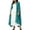 Blue, variant on Hvyesh Chiffon Shawl Women Hooded Cloak Medieval Renaissance Fantasy Cape