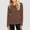Brown, variant on OGLCCG Long Sleeve Shirts for Girls Plain Crew Neck Stretchy Basic Layering Tops Lightweight Fall Winter Outfits Size 1-13 Years