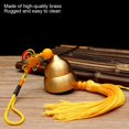 thumbnail image 3 of Colgante de calabaza de latón, campana de geomancia de buena suerte, carillón de viento, regalo ornamental colgante, 3 of 8