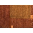 thumbnail image 1 of Ahgly Company Indoor Rectangle Abstract Orange Modern Area Rugs, 8' x 10', 1 of 4