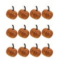 thumbnail image 5 of FRCOLOR 12Pcs Fake Orange Pumpkins Artificial Foam Fall Harvest Decorations for Indoor Display, 5 of 7