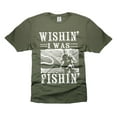 thumbnail image 4 of Wishin' I Was Fishin' Shirt Funny Fishing Shirt For Men Gift For Fisherman Fishing Humorous Tees (Large Black), 4 of 6