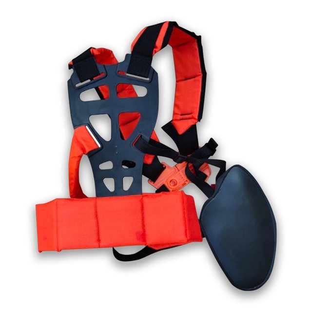 Toystoory Arneses para cortacésped, recortadora, correa para el hombro, doble hombro, doble botonadura, resistente al desgaste, ajustable para Almacenamiento y organización del hogar