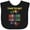 AB-Black, variant on Inktastic Time to Get Cray Cray Crayons Humor Boys or Girls Baby Bib
