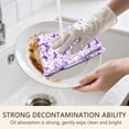 thumbnail image 5 of 2 Pcs Funny Kitchen Towels,White Purple Butterfly Flower Pattern Microfiber Dish Towels,Kitchen Tea Towels,Kitchen Towel Set (18" X 26"), 5 of 7