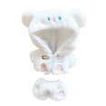thumbnail image 1 of Ropa de muñeca, abrigo con cremallera, pantalones, moda, vestido de muñeca, ropa de muñeca de peluche, figuras de peluche, juguetes para ropa de Oso, 1 of 8