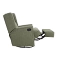 thumbnail image 3 of Second Story Home Hemingway Upholstered Wingback Swivel Gliding Recliner - Sage Boucle, 3 of 5