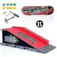 thumbnail image 1 of Finger Skateboards Skate Park Ramp Parts Deck Sport Game For Kids, 1 of 4
