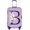 Flower Letter B, variant on Flower Letter B Purple Luggage Cover Elastic Washable Stretch Suitcase Protector Anti-Scratch Travel Suitcase Cover for Kid and Adult M (22-24 inch suitcase)