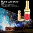 thumbnail image 3 of Btafrte Adaptador Gas Refrigerado Por Con Conector Rápido 10 Mm para Soplete Soldadura MIG TIG (rojo), 3 of 9