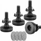 thumbnail image 1 of Altura ajustable, base de goma antideslizante, diseño de tuerca en T para nivelar muebles de manera estable. Patas de gato universales para muebles., 1 of 5