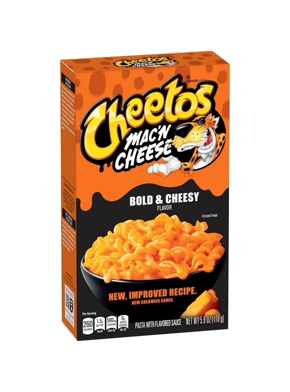 Cheetos Mac 'N Cheese, Bold & Cheesy Flavor, Mac and Cheese, Macaroni and Cheese, 5.9 oz Box