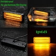 thumbnail image 3 of Astra Depot Amber Warning Emergency Strobe Light Kit 1X 47" 22-COB LED 330W + 8X 32-LED 96W IP68 Car Truck 12V-24V, 3 of 7