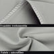 thumbnail image 4 of NTBAY Juego de 2 fundas de almohada estándar, 100% microfibra cepillada de 1800 hilos, súper suaves y acogedoras, resistentes a las arrugas, a la decoloración y a las manchas con cierre de sobre, fund, 4 of 4