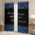 thumbnail image 2 of jejeloiu Chic Cheetah Pattern Blackout Curtains Set of 2 (52x84 Each),Wildlife Animals Leopard Window Curtains,Black Deepblue Curtains and Drapes For Kids,Ultra Soft Home Decor, 2 of 6