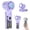 Purple, variant on Portable AC Fan with Turbo Ice Cooling, Mini Handheld Personal Fan Rechargeable with Fill Light, 1-199 Speeds,135° Tilt Foldable for Travel, Desk, Outdoor & Makeup