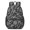 Paisley and Damask Black Pattern-2, variant on Paisley and Damask Purple Pattern 17" Waterproof Oxford School Backpacks for Teens, S-Shape Padded Straps, for School, Travel, Hiking, Camping