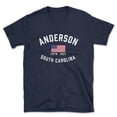 thumbnail image 1 of Anderson South Carolina Patriot Men's Cotton T-Shirt, 1 of 1
