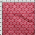 thumbnail image 3 of oneOone Organic Cotton Poplin Twill Fabric Floral Block Print Fabric By The Yard 42 Inch Wide, 3 of 4