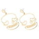 thumbnail image 4 of Pendientes de calavera, 1 par de pendientes Pendientes de calavera Decoraciones para orejas Respuesta rápida, 4 of 9