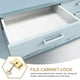 thumbnail image 5 of File Cabinet Lock Brass Replacement Lock Office Users Cabinet Security Golden 1Pack, 5 of 5