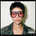 thumbnail image 4 of Mens Large Square Aviator Sunglasses Retro Navigator UV400 / Tortoise - Pink, 4 of 7