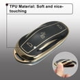 thumbnail image 3 of Unique Bargains Silicone Smart Key Fob Case Cover for Tesla Model S Y 3 Key Fob Shell Protector Keyless Black, 3 of 6