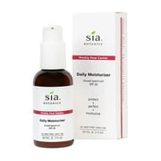 Sia Botanics, Prickly Pear Natural & Organic Face Moisturizer Cream with Natural Mineral Sunscreen SPF 30 2 Ounces