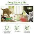 thumbnail image 4 of Threns Interactive Cat Toys Electric Cat Toy Adjustable Rechargeable Kitten Toy Low Noise Automatic Rechargeable Kitten Toy Stable Exercise Rolling Cat Toy for Indoor Cats, 4 of 10