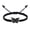Black, variant on Butterfly Urn Pendant Braided Rope Bracelet Funeral Urns Bracelets for Cremation Ashes Memorial Jewelry
