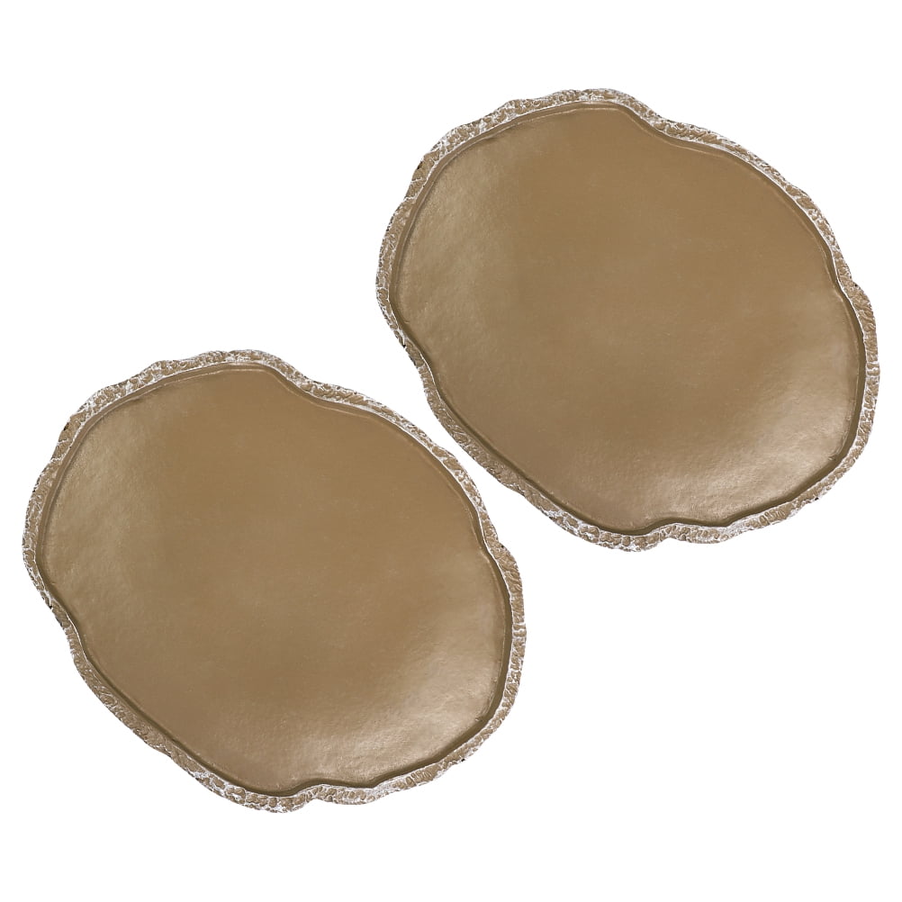 PTOOTP 2Pcs Reptile Food Feeding Bowls Water Drinking Bowls Resin Pet Food Water Holders