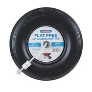 Hi-Run Ribbed 16 Inch 4.80/4.00-8 Wheelbarrow Tire Assembly with 5/8 Bushing