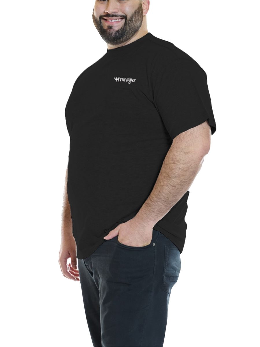 Wrangler Men’s Big and Tall Logo T-Shirt, Sizes 1XL-6XL