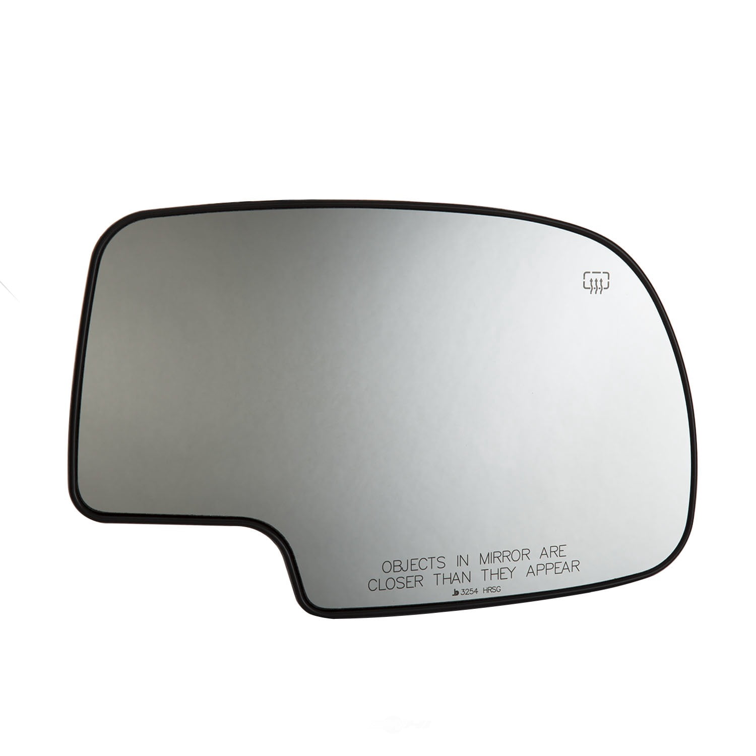 Burco Side View Mirror Replacement Glass with Motor Mount Plate - Clear Glass - 3254HRSG