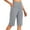 Gray, variant on THDHVS Biker Shorts Women,Athletic Shorts for Women,Women's Solid Color High Waisted Hip Elastic Pockets Fitness and Sports Yoga Half Shorts Pants