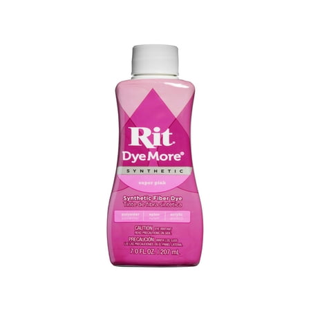 Rit Dye More Super Pink Dye for Synthetics , 7 Fl. (Best Fabric Dye Brand)