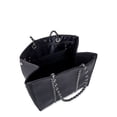 thumbnail image 4 of No Boundaries Women’s Neoprene Beach Tote Handbag Black Soot, 4 of 5