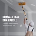 thumbnail image 2 of KFFKFF Drywall Tool Handle, Adjustable 40''-64'', Crafted from Anodized Aluminum, Features 5-Section Length Customization, Ergonomic Grip, and 360° Swivel for Drywall and Sheetrock Application, 2 of 9