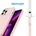 thumbnail image 5 of JETech Silicone Case Compatible with iPhone 13 Pro 6.1-Inch, Silky-Soft Touch Full-Body Protective Phone Case, Shockproof Cover with Microfiber Lining (Pink), 5 of 7