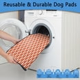 thumbnail image 5 of Stylish Textured Washable Pee Pads for Dogs, 24"x35" Leopard Print Reusable Potty Pad, Non-Slip Mat for Floors and Crates.(Texture/leopard /Geometry, 24" x35" ), 5 of 8