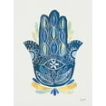 thumbnail image 2 of Prahl, Courtney 12x14 White Modern Wood Framed Museum Art Print Titled - Hamsa II Collage, 2 of 4