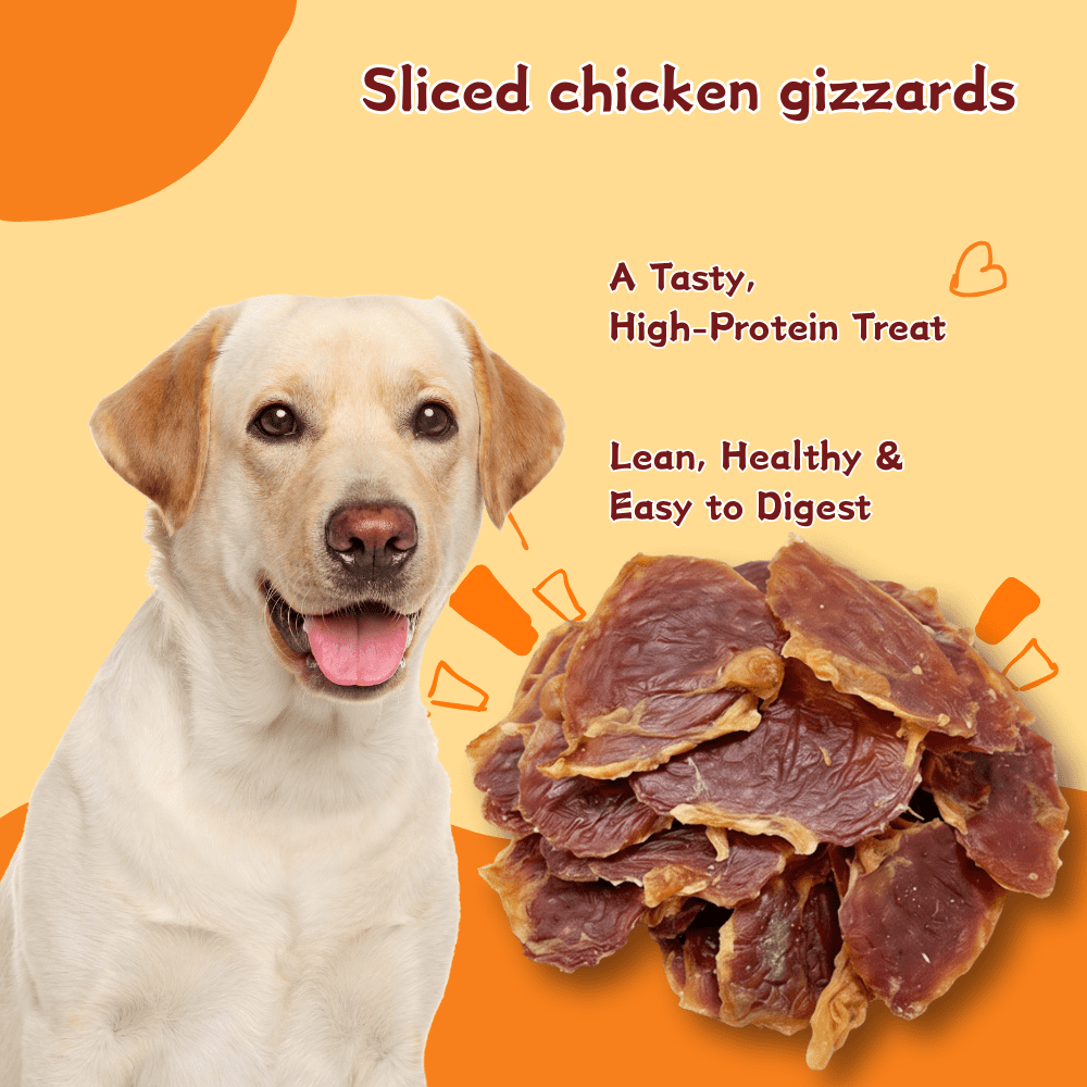 Tender Touch All-Natural Chicken Gizzard Dog Treats, Wholesome Single Ingredient and Grain-Free Chews for a Healthy Diet,14.11 Ounce