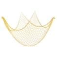 thumbnail image 1 of Unique Bargains Fishing Net Decor, 80' x 40' Fish Net Decor Party Accessory, Yellow, 1 of 4