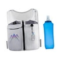 thumbnail image 3 of Chaleco de hidratación ligero y portátil, mochila de agua para escalada, s y senderos Gris con botella, 3 of 8