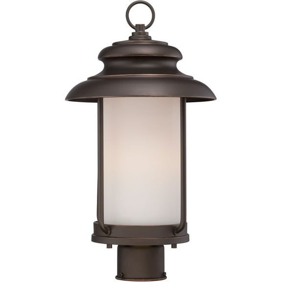 Nuvo 62-634 - Bethany - LED Outdoor Post w/ Satin White Glass