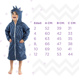 thumbnail image 2 of Parca / Bata de Natación para niños azul talla 6 MASHO BN03AM, 2 of 10